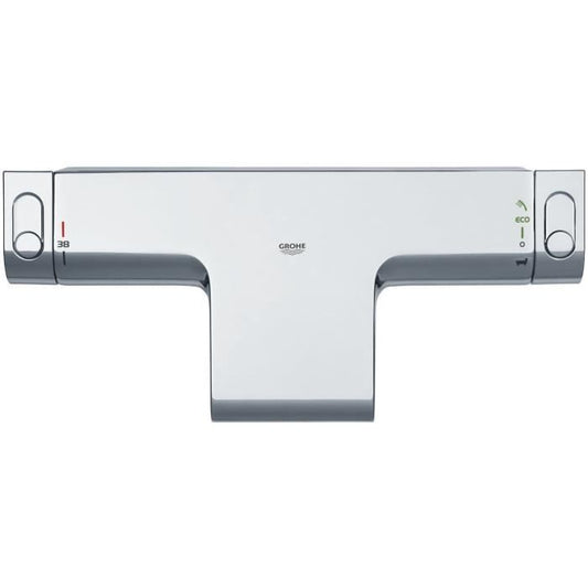 GROHE Mitigeur mural thermostatique bain/douche ½ Grohtherm 2000 34174001 - Jet cascade - Limiteur de température