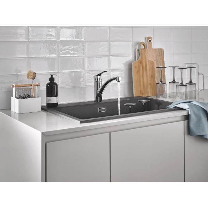 GROHE QUICKFIX Start Robinet de cuisine évier Start rotation 140° robinet de cuisine chromé 30530002