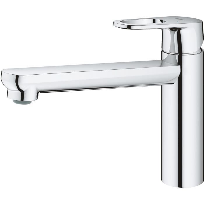 GROHE Robinet évier de cuisine Start Flow mitigeur monocommande avec mousseur économique d’eau rotation 140°