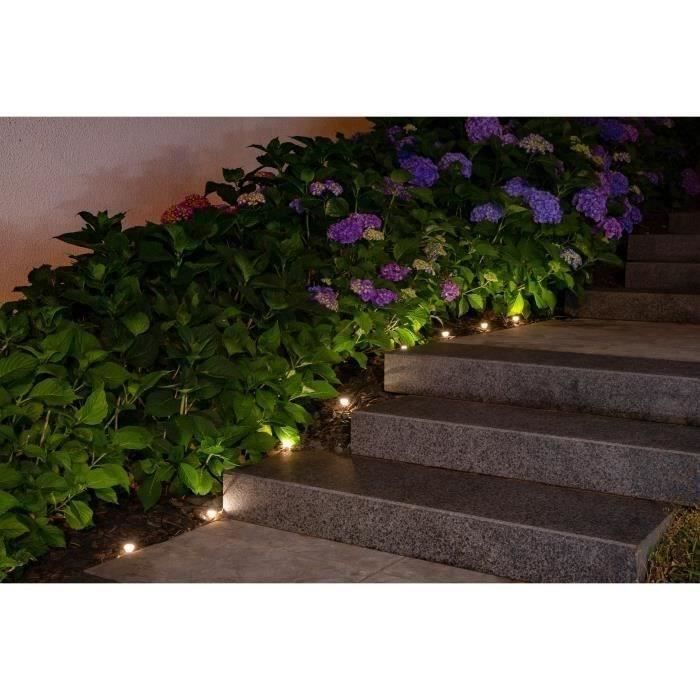 Guirlande solaire a planter 10 LED blanches - GALIX - 5m - 0,5W - 100 Lumens - 8h d'éclairage - Paloma Tech