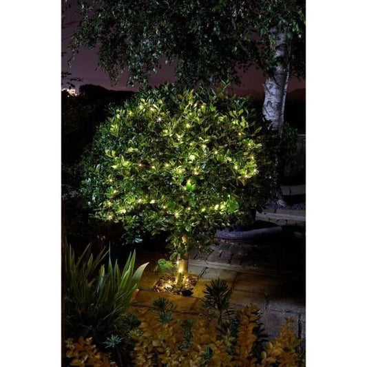 Guirlande solaire extérieure LUCIOLE 200 leds blanc chaud - SMART GARDEN - 21.9m - Paloma Tech