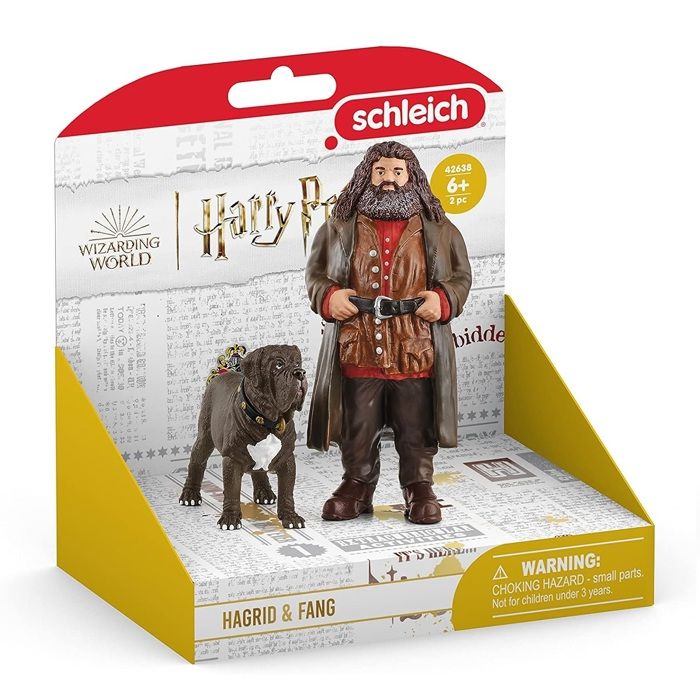 Hagrid et Crockdur Figurine de l’univers Harry Potter pour enfants des 6 ans 8 x 11,5 x 13 cm - schleich 42638