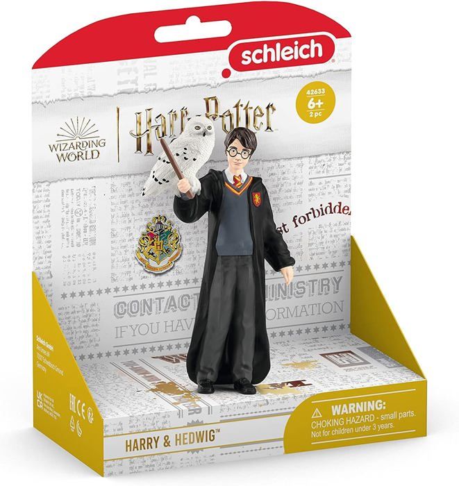 Harry et Hedwige Figurine de l’univers Harry Potter pour enfants des 6 ans 4 x 2,5 x 10 cm - schleich 42633 WIZARDING