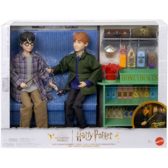 Harry Potter-Harry et Ron a bord du Poudlard Express-Poupées HND79