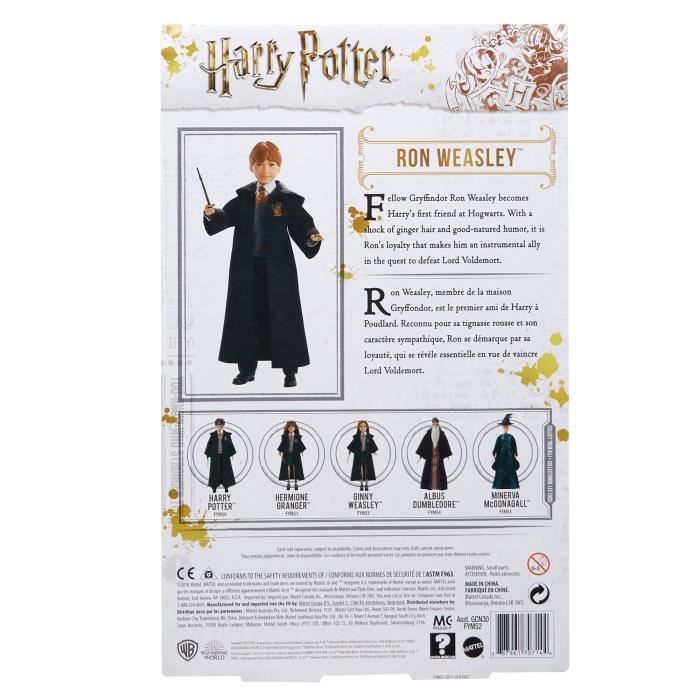 Harry Potter - Poupée Ron Weasley - Poupée Figurine - 6 ans et + FYM52