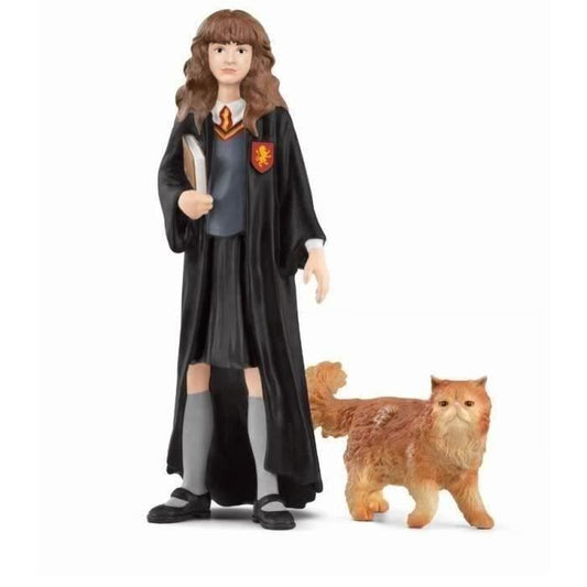 Hermione et Pattenrond Figurine de l’univers Harry Potter pour enfants des 6 ans 3 x 3 x 10 cm - schleich 42635