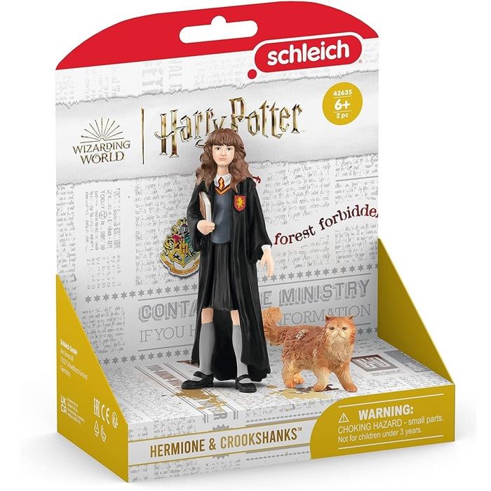 Hermione et Pattenrond Figurine de l’univers Harry Potter pour enfants des 6 ans 3 x 3 x 10 cm - schleich 42635