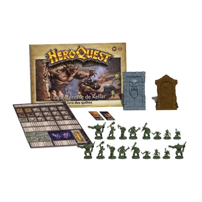 HeroQuest extension La forteresse de Kellar 2 a 5 joueurs des 14 ans systeme de jeu HeroQuest requis - Avalon Hill