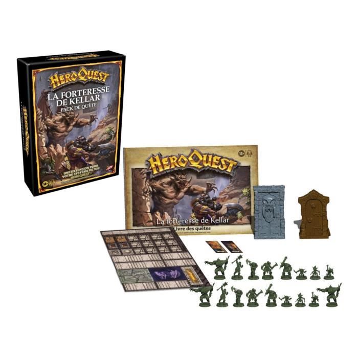 HeroQuest extension La forteresse de Kellar 2 a 5 joueurs des 14 ans systeme de jeu HeroQuest requis - Avalon Hill