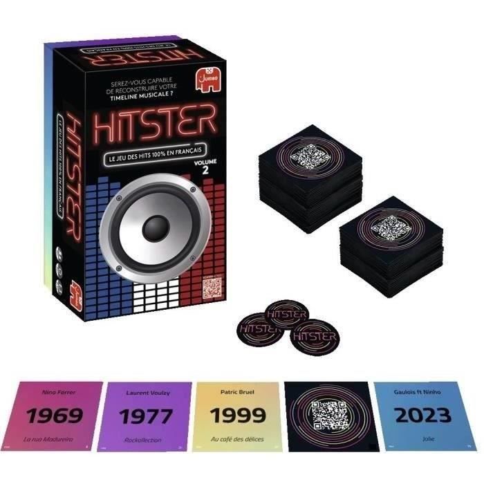 HITSTER 100% CHANSON FRANCAISE - Jeu de société - DUJARDIN - Plongez dans l’univers musical français avec HITSTER!