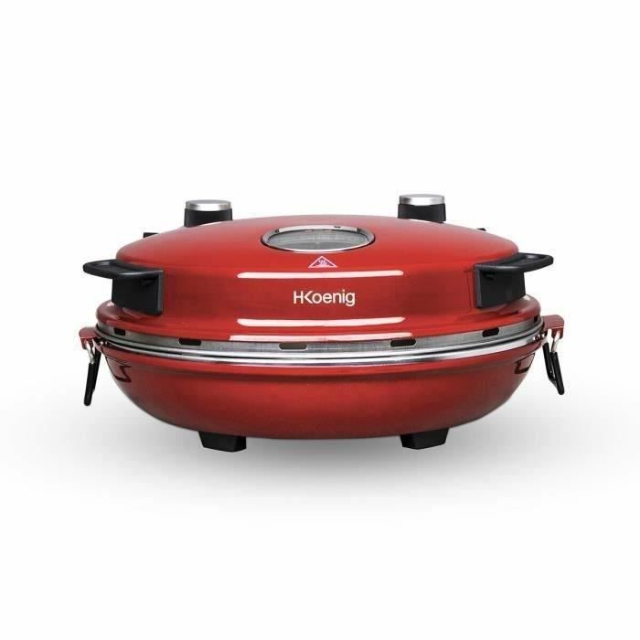 HKoeNIG NAPL350 - Four a Pizza Napoletana - Jusqu’a 350°C - 32 cm - 1200 W - Minuteur