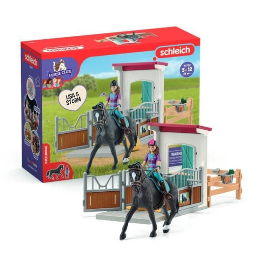 Horse Box Lisa et Storm Figurine cheval et accessoires SCHLEICH 42709 Horse Club des 5 ans