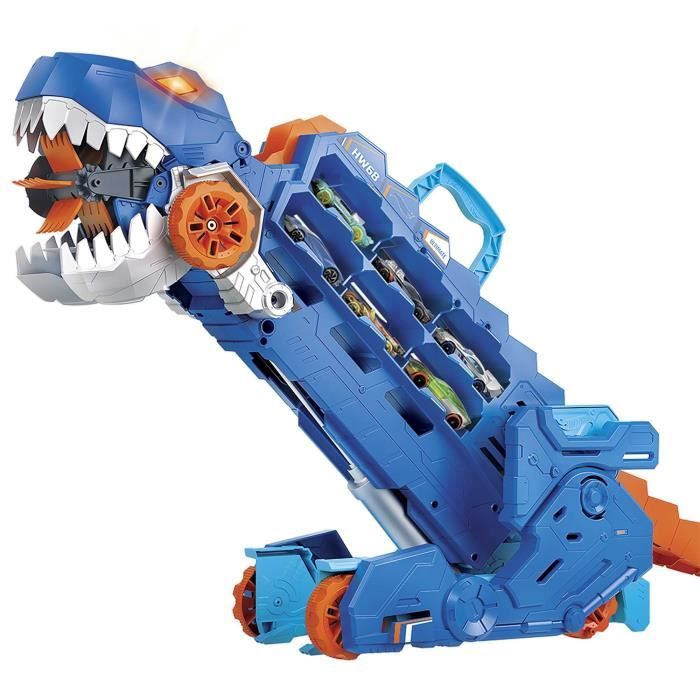 Hot Wheels City-Transporteur T-Rex pour + 20 voitures piste de course HNG50