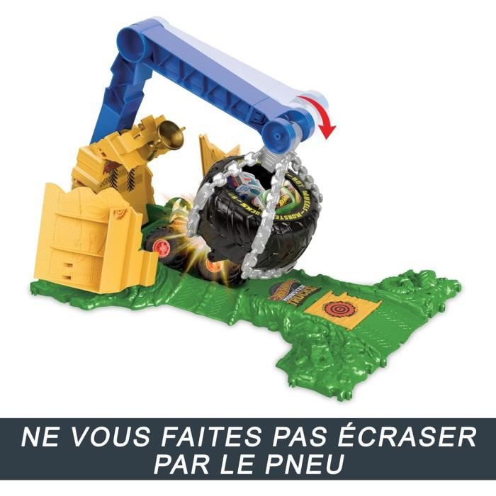 Hot Wheels-Monster Trucks Arena Smashers Défi Chargement Rhinomite HTP18