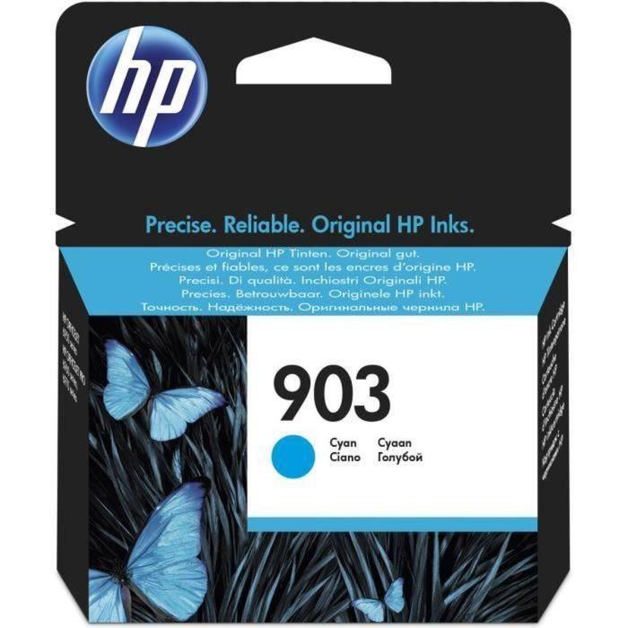 HP 903 Cartouche d'encre cyan authentique (T6L87AE) pour HP OfficeJet Pro 6950/6960/6970 - Paloma Tech