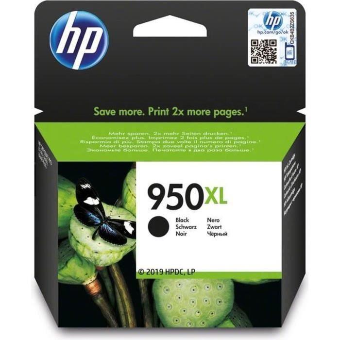 HP 950XL Cartouche d'encre noire grande capacité authentique (CN045AE) pour HP OfficeJet Pro 251dw/276dw/8100/8600 - Paloma Tech