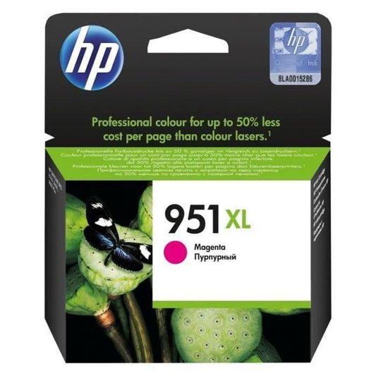 HP 951XL Cartouche d'encre magenta grande capacité authentique (CN047AE)  pour HP OfficeJet Pro 251dw/276dw/8100/8600 - Paloma Tech