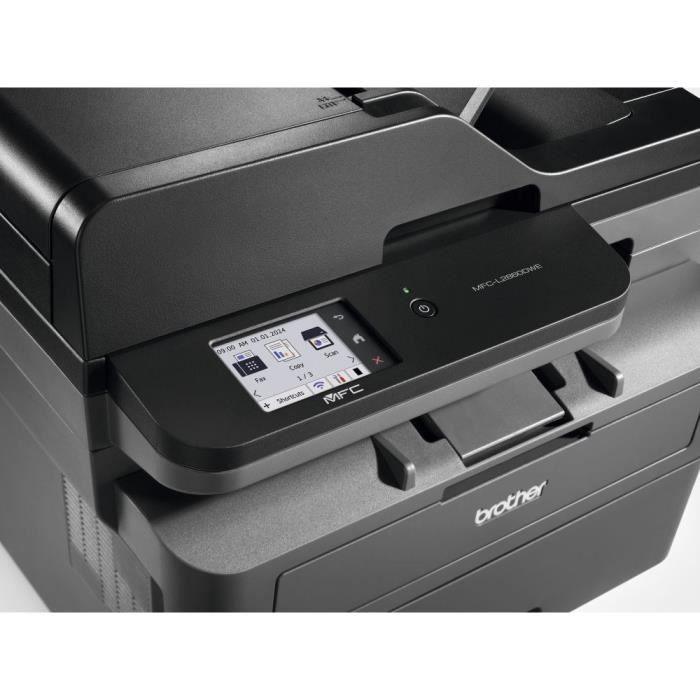 Imprimante multifonction 4-en-1 laser monochrome - BROTHER - MFC-L2860DWE - Ethernet et Wifi - Paloma Tech