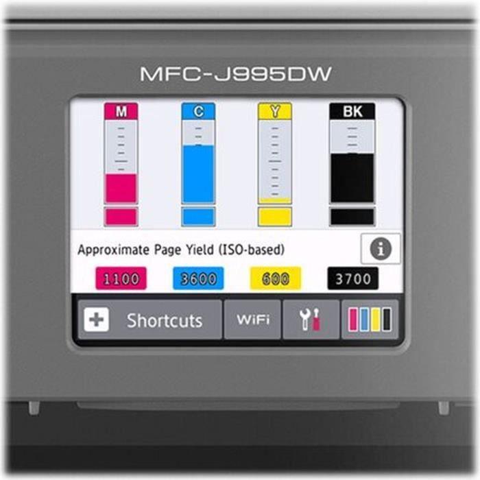 Imprimante Multifonction - BROTHER - MFC-J5955DW - Jet d'encre - A3 - Couleur - Wi-Fi - MFCJ5955DWRE1 - Paloma Tech