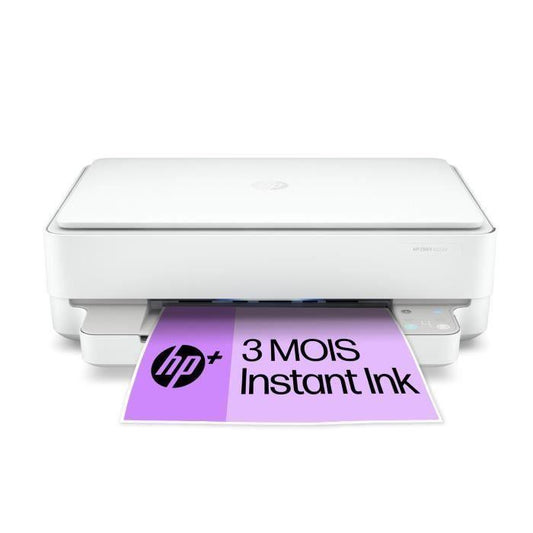 Imprimante tout-en-un HP Envy 6022e Jet d'encre couleur - Copie Scan - Idéal pour la famille - 3 mois d'Instant ink inclus avec HP+ - Paloma Tech