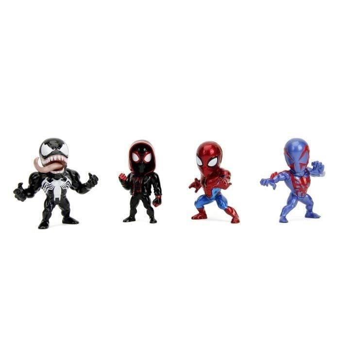 Jada - Figurine Marvel - Set 4 pieces Spiderman - Métal - 6cm - Des 8ans