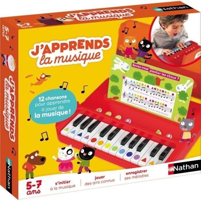 J’APPRENDS LA MUSIQUE 2024 - Jeu musical - NATHAN - Initiez-vous a la musique sans solfege!