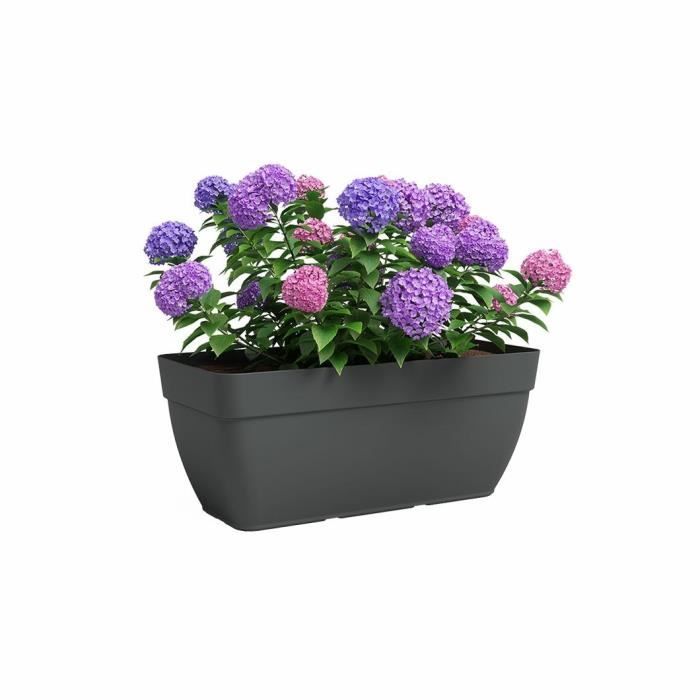 Jardiniere CAPRI CAMPANA XL - Plastique - 80 cm - Anthracite - ARTEVASI - Paloma Tech