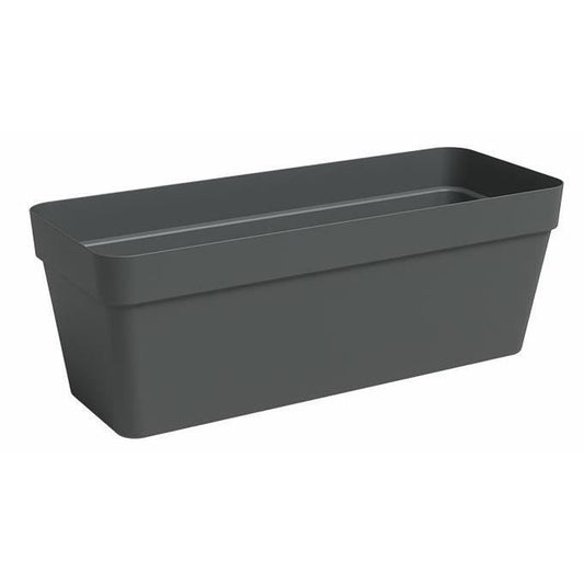 Jardiniere - Plastique - Anthracite - Rectangulaire - L49,9 x P20 x H18,1cm - ARTEVASI - Paloma Tech