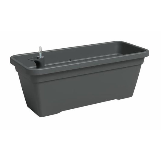 Jardiniere - Plastique - Anthracite - Rectangulaire - L77,9 x P24 x H22cm - ARTEVASI - Paloma Tech