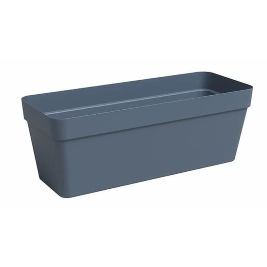 Jardiniere - Plastique - Bleu Ardoise - Rectangulaire - L49,9 x P20 x H18,1cm - ARTEVASI - Paloma Tech