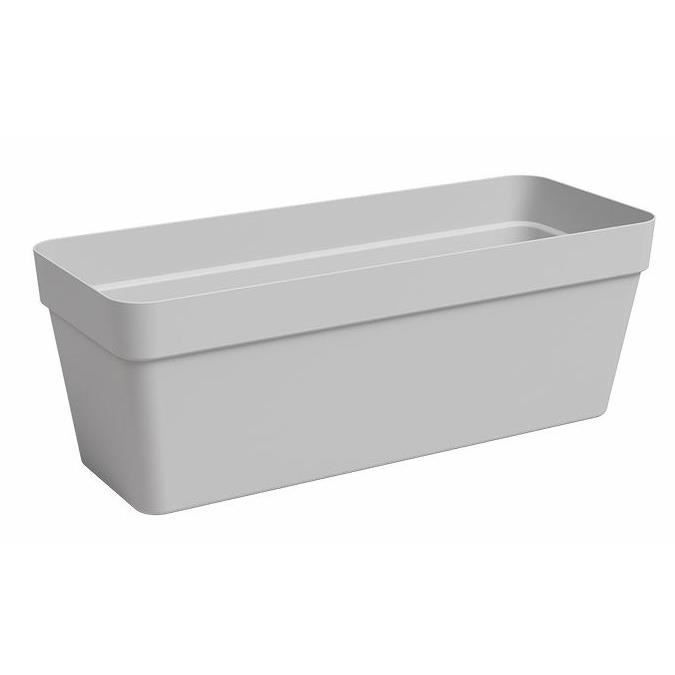 Jardiniere - Plastique - Gris clair - Rectangulaire - L49,9 x P20 x H18,1cm - ARTEVASI - Paloma Tech