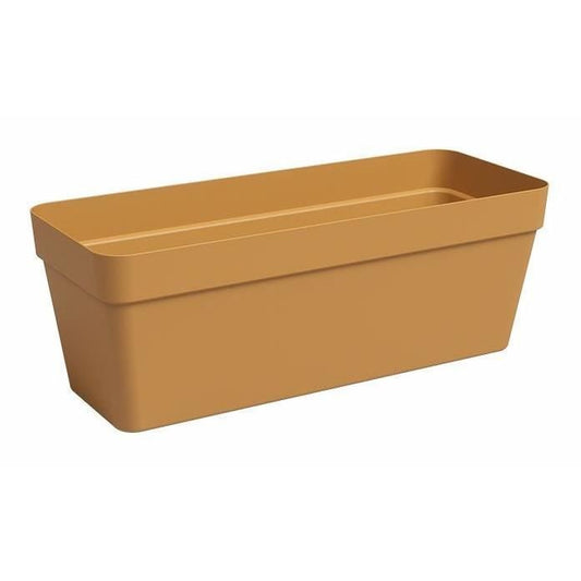 Jardiniere - Plastique - Jaune miel - Rectangulaire - L49,9 x P20 x H18,1cm - ARTEVASI - Paloma Tech