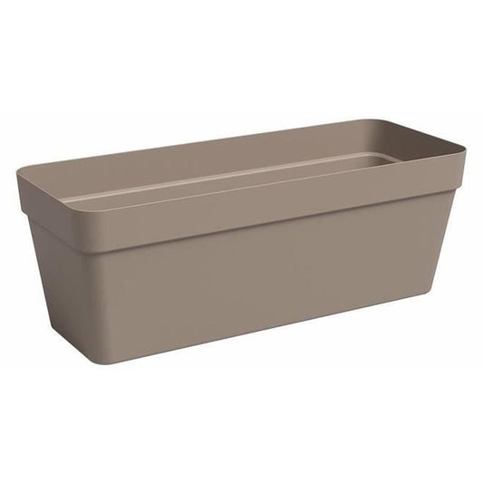 Jardiniere - Plastique - Taupe - Rectangulaire - L49,9 x P20 x H18,1cm - ARTEVASI - Paloma Tech