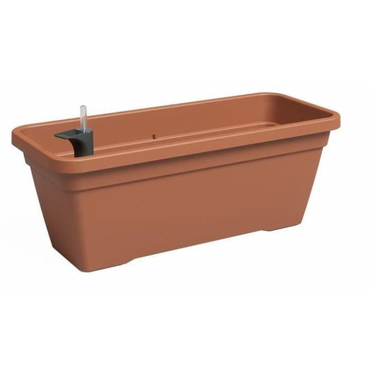 Jardiniere - Plastique - Terre cuite - Rectangulaire - L77,9 x P24 x H22cm - ARTEVASI - Paloma Tech