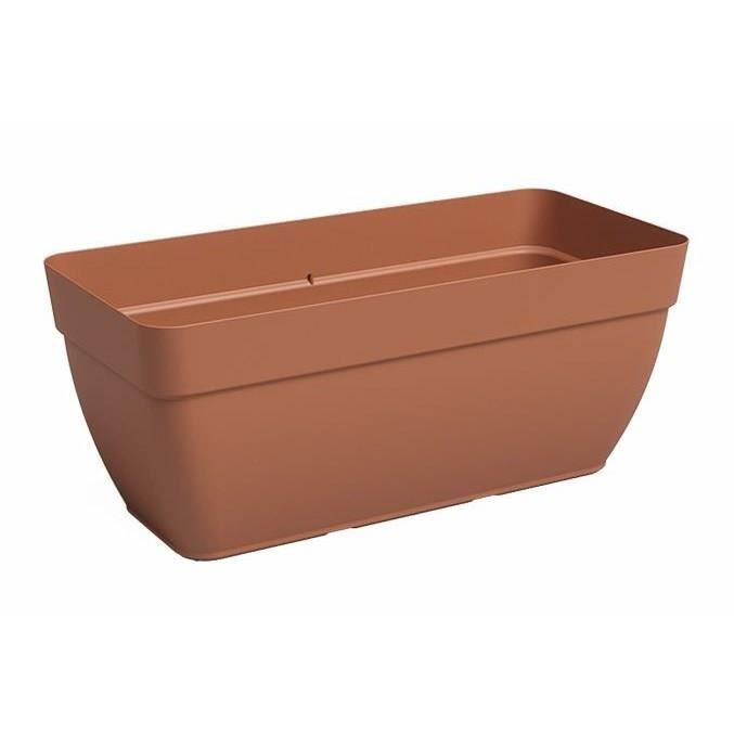 Jardiniere - Plastique - Terre cuite - Rectangulaire - L79 x P37 x H33,5cm - ARTEVASI - Paloma Tech