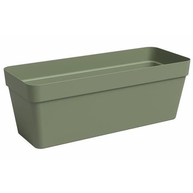 Jardiniere - Plastique - Vert Cendre - Rectangulaire - L49,9 x P20 x H18,1cm - ARTEVASI - Paloma Tech