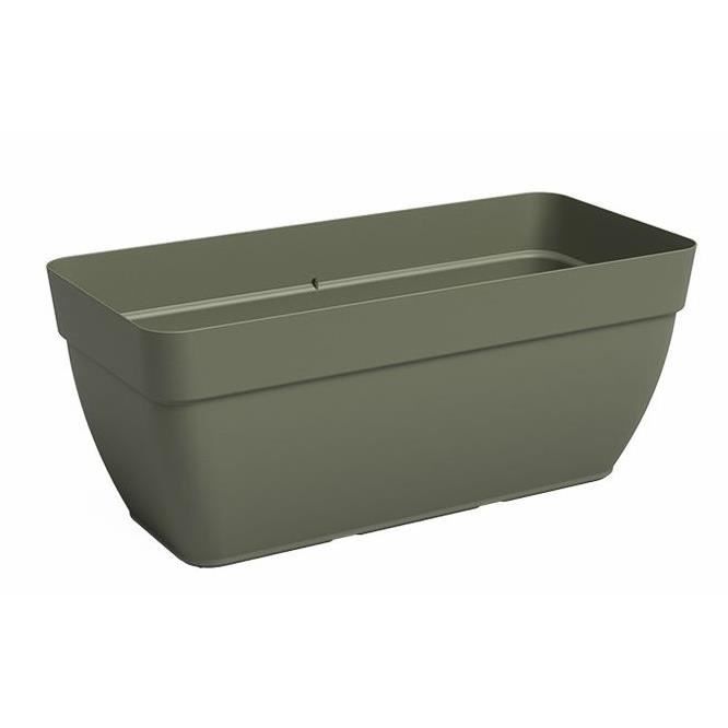 Jardiniere - Plastique - Vert sec - Rectangulaire - L57,9 x P37 x H33,5cm - ARTEVASI - Paloma Tech