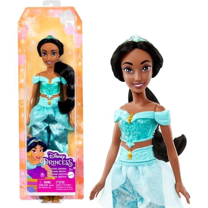 Jasmine Poupée 29 cm Mattel Poupée Disney Princesses habillage et accessoires HLW12