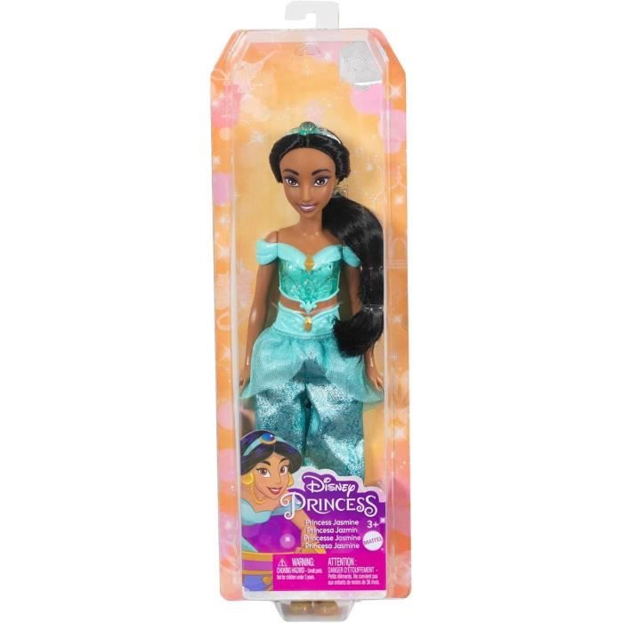 Jasmine Poupée 29 cm Mattel Poupée Disney Princesses habillage et accessoires HLW12