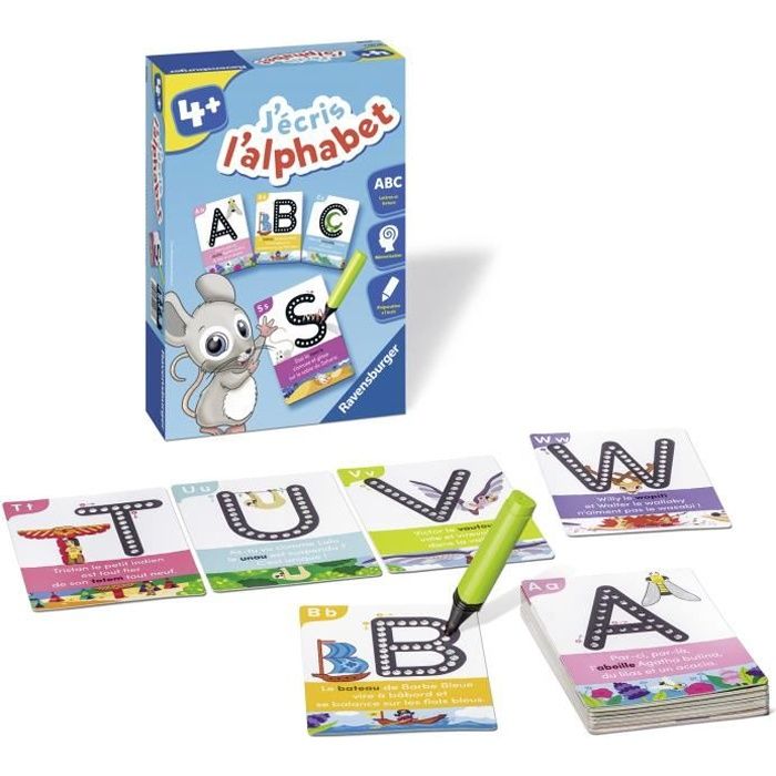 J’écris l’alphabet - Jeu éducatif - Préparation a l’écriture - Ravensburger - Des 4 ans