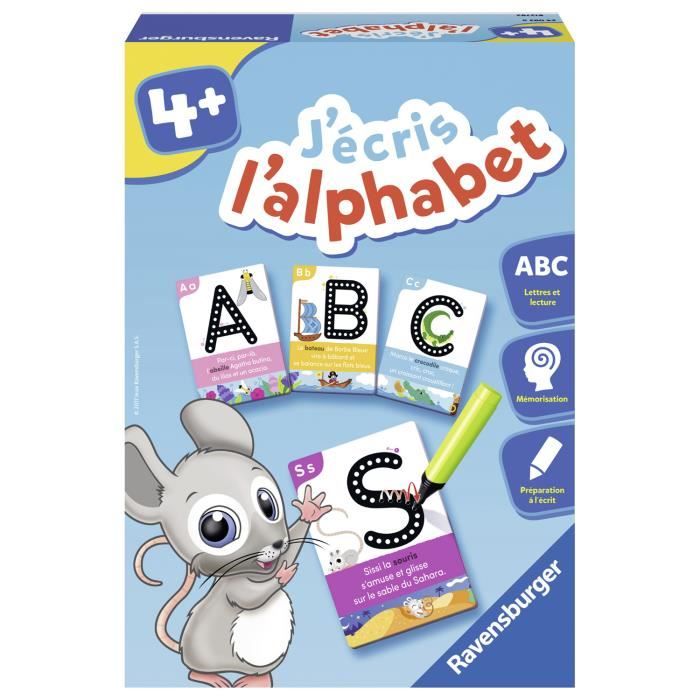 J’écris l’alphabet - Jeu éducatif - Préparation a l’écriture - Ravensburger - Des 4 ans