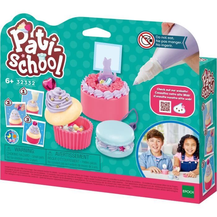 Kit de décoration violet Jeu Culinaire - EPOCH 32332 pour cupcakes en pâte à modeler