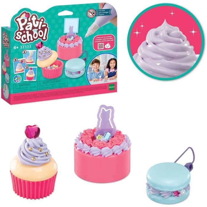 Kit de décoration violet Jeu Culinaire EPOCH pour créer des coussins dessert en peluche