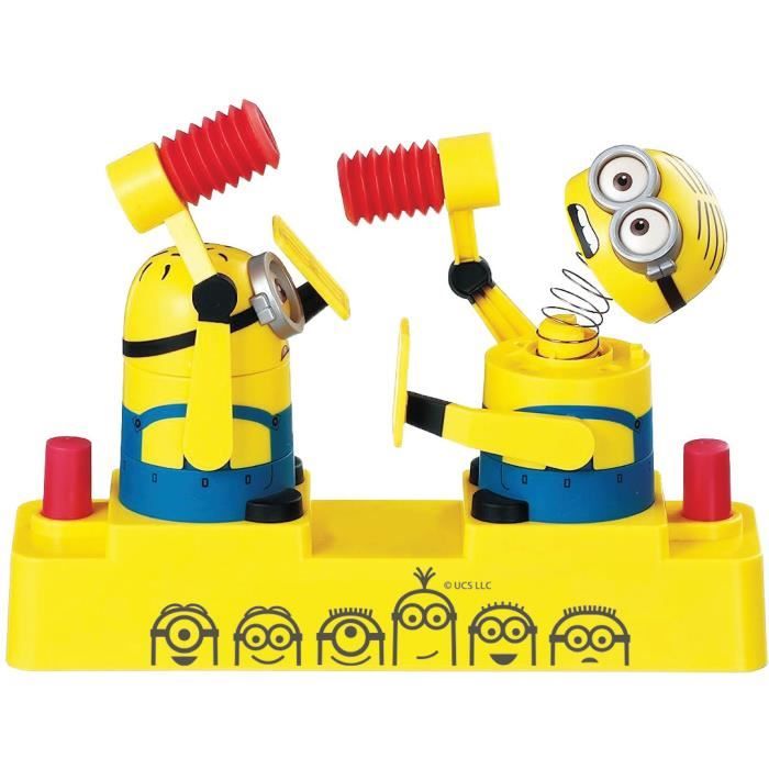 Jeu d’Adresse - EPOCH GAMES - Minions Hammer POP - Tape sur la Tete du Minion Gagne le Point!