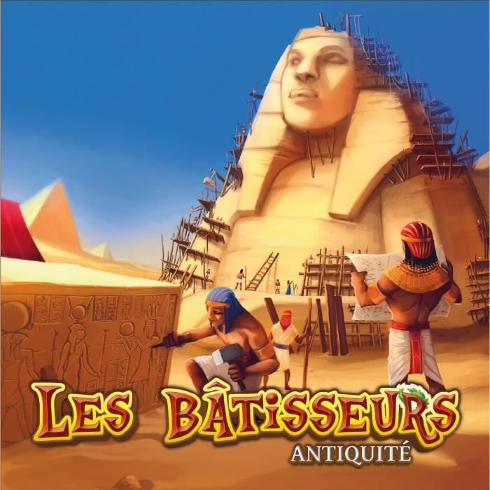 Jeu d’ambiance - Asmodee - Les Bâtisseurs: Antiquité - Devenez le premier bâtisseur du royaume