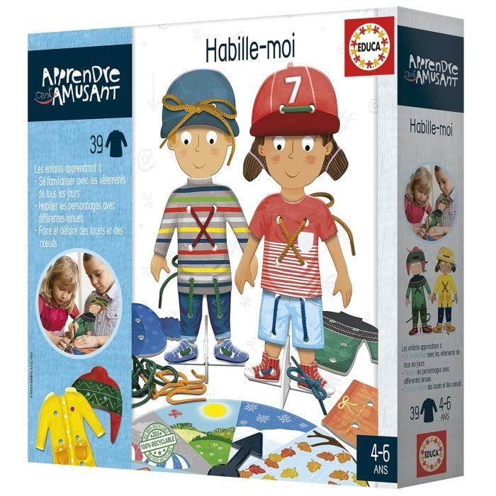 Jeu d’apprentissage - EDUCA - Habille-Moi