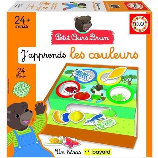 Jeu d’apprentissage - EDUCA - J’Apprends Les Couleurs - Petit ours brun