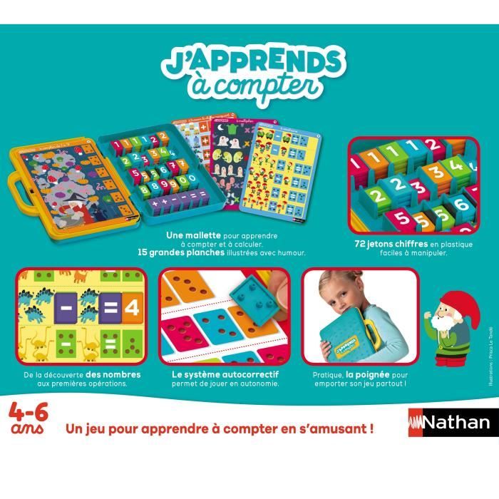 Jeu d’apprentissage - NATHAN - J’apprends a Compter