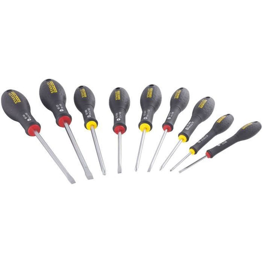 Jeu de 10 Tournevis - STANLEY FATMAX - FMHT65439-0 - Electricien + Mecanicien + Phillips + Testeur