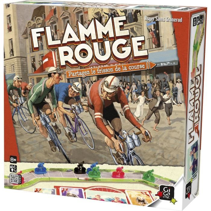 Jeu de carte Flamme Rouge GIGAMIC - Jeu de course rapide et tactique